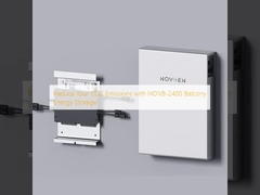 انتشار دی اکسید کربن خود را با ذخیره سازی انرژی بالکن NOVB-2400 کاهش دهید
