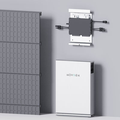 LiFePO4 باتری تجدید پذیر بالکن سیستم خورشیدی 2400Wh OEM ODM قبول