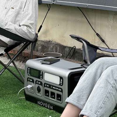 2048WH 2200W بالکن ذخیره انرژی خورشیدی بالکن ایستگاه برق قابل حمل