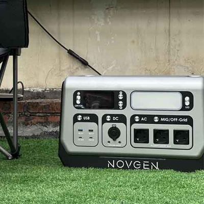 بالکن ایستگاه ذخیره انرژی خورشیدی قابل حمل 2048WH 2200W نصب رایگان