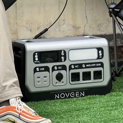 2048WH 2200W نیروگاه برق بالکن قابل حمل نیروگاه ذخیره انرژی خورشیدی