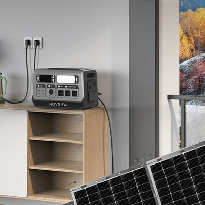 سیستم ذخیره سازی انرژی قابل حمل متنوع 2200W 2048WH برای بالکن